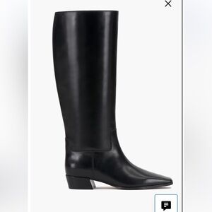 Black Leather Tall Boots